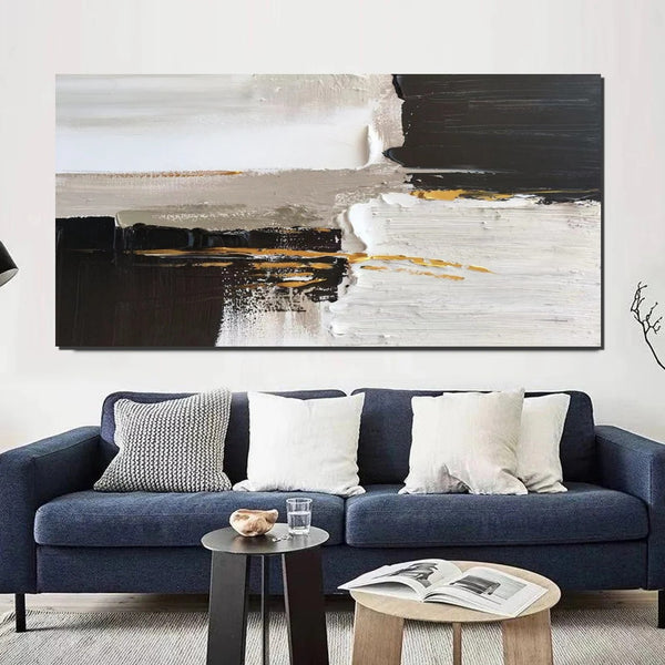 Contemporary Canvas Artwork, Abstract Wall Art Paintings, Modern Art Paintings for Dining Room, Large Acrylic Paintings on Canvas, Hand Painted Wall Art Paintings-Paintingforhome