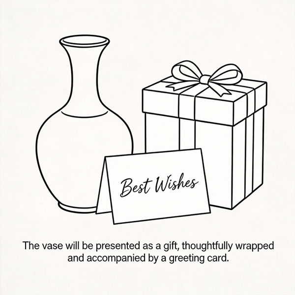 Rustic Porcelain Flower Vases, Handmade Water Holding Flower Vases, Ceramic Bouquet Vases, Tall Flower Vases on Table-Paintingforhome