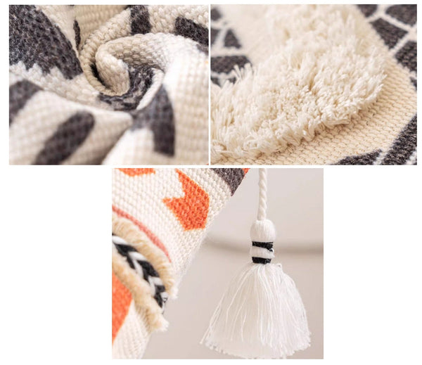 Oriental Square Pillows for Couch, Geometric Modern Pillows, Decorative Throw Pillows for Living Room, Bohemian Decorative Sofa Pillows-Paintingforhome