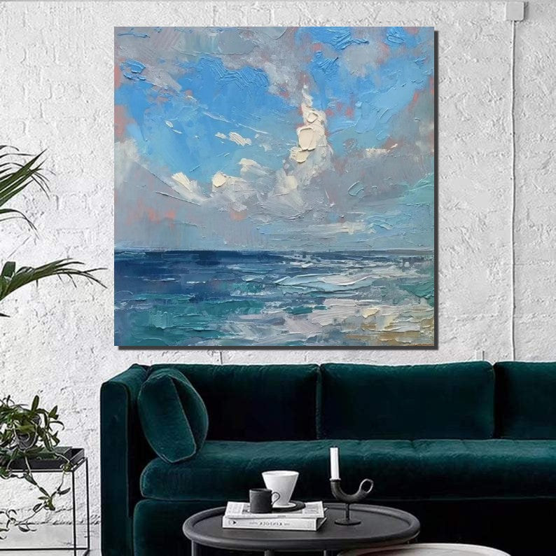 Abstract Landscape Canvas Painting for Living Room, Modern Wall Art Painting, Contemporary Abstract Artwork, Heavy Texture Paintings for Interior Design-Paintingforhome