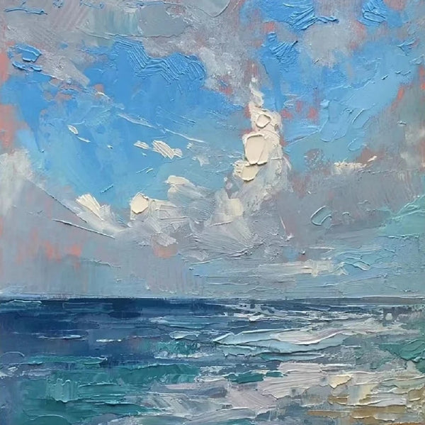 Abstract Landscape Canvas Painting for Living Room, Modern Wall Art Painting, Contemporary Abstract Artwork, Heavy Texture Paintings for Interior Design-Paintingforhome