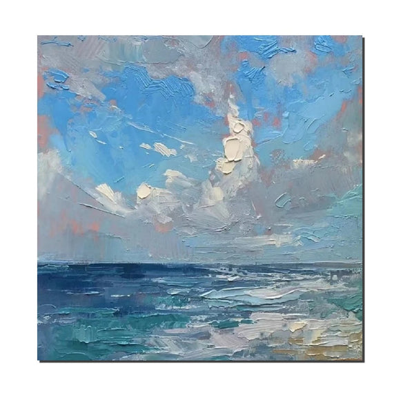 Abstract Landscape Canvas Painting for Living Room, Modern Wall Art Painting, Contemporary Abstract Artwork, Heavy Texture Paintings for Interior Design-Paintingforhome