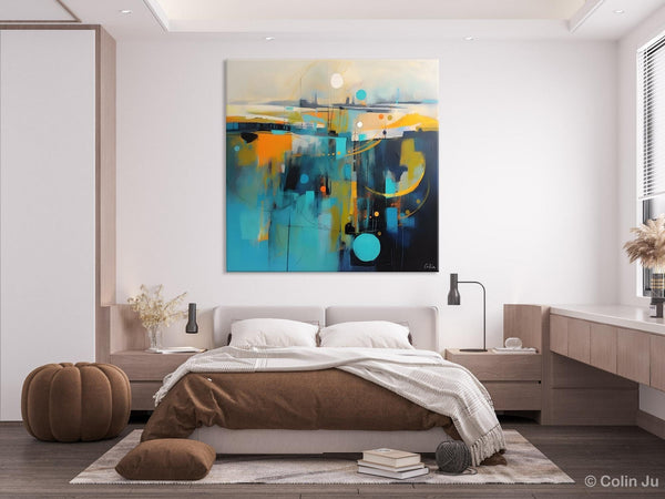Extra Large Abstract Painting for Living Room, Acrylic Canvas Paintings, Original Modern Wall Art, Oversized Contemporary Acrylic Paintings-Paintingforhome
