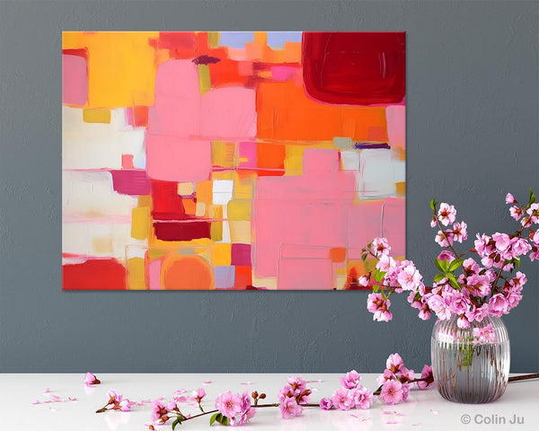 Original Acrylic Wall Art, Oversized Contemporary Acrylic Paintings, Abstract Canvas Paintings, Extra Large Canvas Painting for Living Room-Paintingforhome