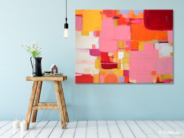 Original Acrylic Wall Art, Oversized Contemporary Acrylic Paintings, Abstract Canvas Paintings, Extra Large Canvas Painting for Living Room-Paintingforhome