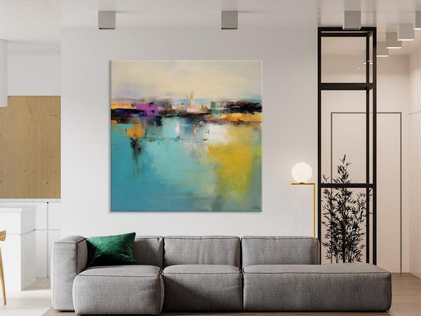 Large Abstract Painting for Bedroom, Modern Acrylic Paintings, Original Modern Wall Art Paintings, Oversized Contemporary Canvas Paintings-Paintingforhome