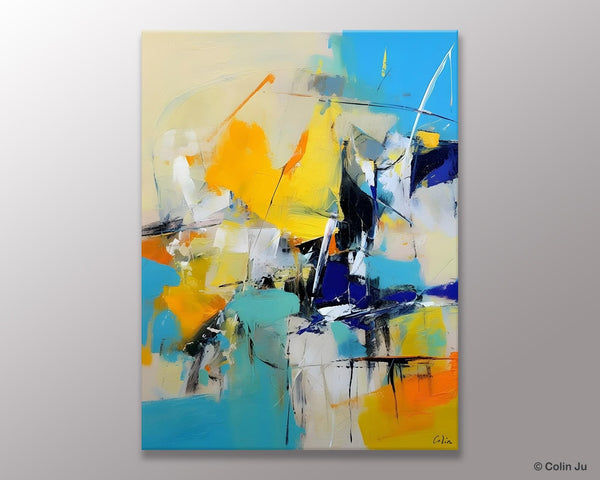 Original Canvas Wall Art, Oversized Contemporary Acrylic Paintings, Modern Abstract Paintings, Extra Large Canvas Painting for Living Room-Paintingforhome
