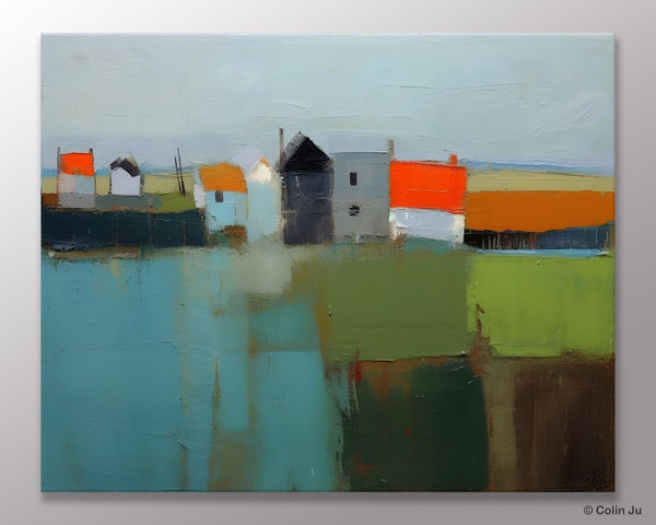 Abstract Landscape Paintings, Extra Large Canvas Painting for Living Room, Large Original Abstract Wall Art, Contemporary Acrylic Paintings-Paintingforhome