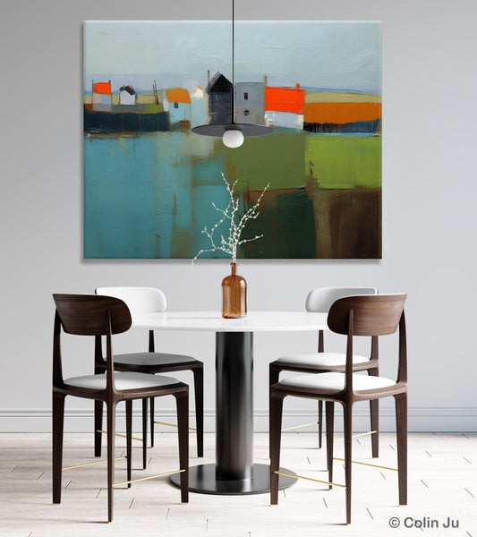 Abstract Landscape Paintings, Extra Large Canvas Painting for Living Room, Large Original Abstract Wall Art, Contemporary Acrylic Paintings-Paintingforhome
