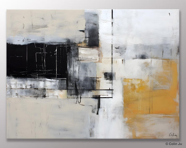 Modern Abstract Art Paintings, Extra Large Canvas Painting for Bedroom, Original Canvas Wall Art, Oversized Contemporary Acrylic Paintings-Paintingforhome