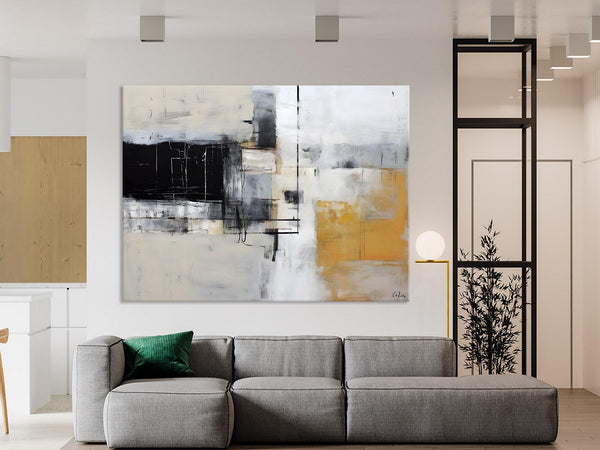 Modern Abstract Art Paintings, Extra Large Canvas Painting for Bedroom, Original Canvas Wall Art, Oversized Contemporary Acrylic Paintings-Paintingforhome
