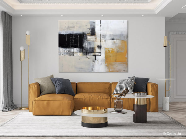 Modern Abstract Art Paintings, Extra Large Canvas Painting for Bedroom, Original Canvas Wall Art, Oversized Contemporary Acrylic Paintings-Paintingforhome