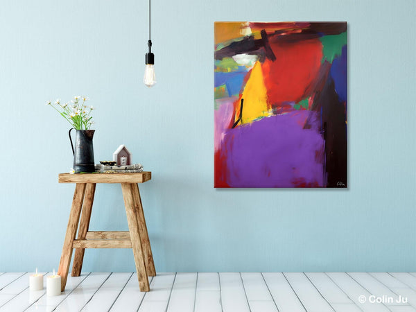 Abstract Painting on Canvas, Extra Large Abstract Painting for Living Room, Large Original Abstract Wall Art, Contemporary Acrylic Paintings-Paintingforhome