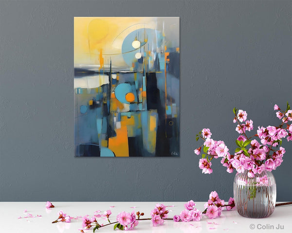 Extra Large Painting for Sale, Oversized Contemporary Acrylic Paintings, Extra Large Canvas Painting for Bedroom, Original Abstract Painting-Paintingforhome