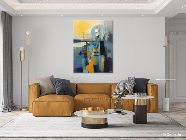 Extra Large Painting for Sale, Oversized Contemporary Acrylic Paintings, Extra Large Canvas Painting for Bedroom, Original Abstract Painting-Paintingforhome