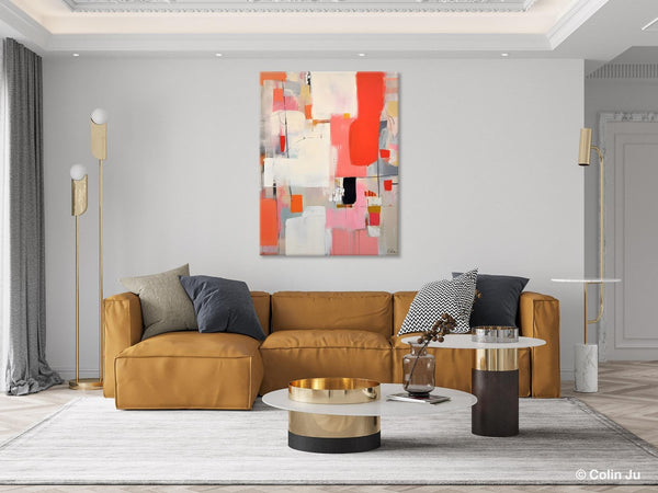 Extra Large Painting on Canvas, Huge Contemporary Acrylic Paintings, Extra Large Canvas Painting for Bedroom, Original Abstract Wall Art-Paintingforhome