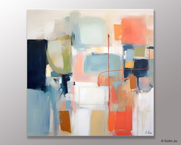 Large Abstract Painting for Bedroom, Original Modern Paintings, Contemporary Canvas Art, Modern Acrylic Artwork, Buy Art Paintings Online-Paintingforhome