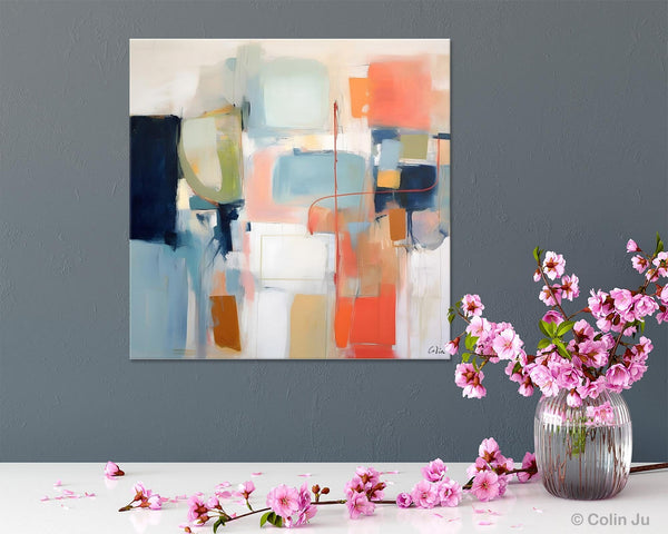 Large Abstract Painting for Bedroom, Original Modern Paintings, Contemporary Canvas Art, Modern Acrylic Artwork, Buy Art Paintings Online-Paintingforhome