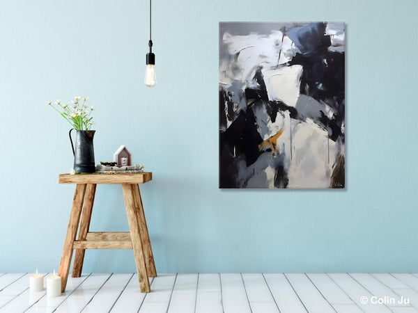 Extra Large Painting on Canvas, Contemporary Acrylic Paintings, Extra Large Canvas Paintings for Bedroom, Large Original Abstract Wall Art-Paintingforhome