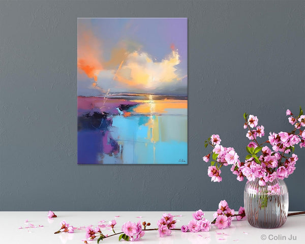 Original Landscape Paintings, Modern Paintings, Large Contemporary Wall Art, Acrylic Painting on Canvas, Extra Large Paintings for Bedroom-Paintingforhome