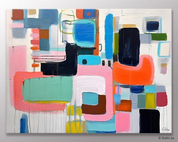 Contemporary Acrylic Paintings, Modern Wall Art Ideas for Living Room, Extra Large Canvas Paintings, Original Abstract Painting, Impasto Art-Paintingforhome