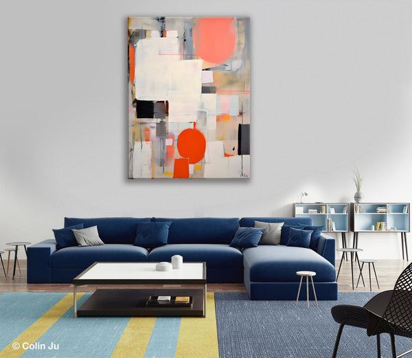 Acrylic Painting on Canvas, Contemporary Wall Art Paintings, Canvas Paintings for Bedroom, Extra Large Original Art, Buy Paintings Online-Paintingforhome