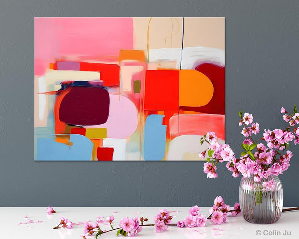 Extra Large Canvas Paintings, Original Abstract Art, Modern Wall Art Ideas for Dining Room, Impasto Painting, Contemporary Acrylic Paintings-Paintingforhome