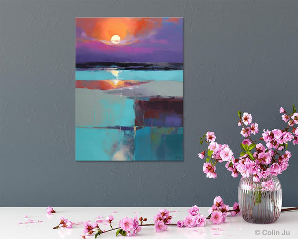 Extra Large Painting on Canvas, Oversized Contemporary Acrylic Painting, Extra Large Canvas Painting for Bedroom, Original Abstract Painting-Paintingforhome