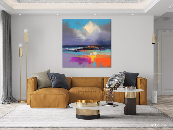 Landscape Canvas Paintings, Modern Canvas Wall Art Paintings, Original Canvas Painting for Living Room, Acrylic Painting on Canvas-Paintingforhome