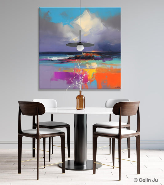 Landscape Canvas Paintings, Modern Canvas Wall Art Paintings, Original Canvas Painting for Living Room, Acrylic Painting on Canvas-Paintingforhome
