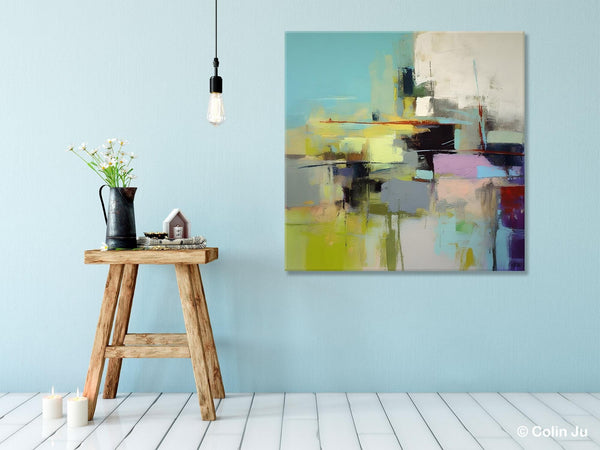 Original Modern Wall Art, Modern Canvas Paintings, Contemporary Canvas Art, Modern Acrylic Artwork, Large Abstract Painting for Bedroom-Paintingforhome