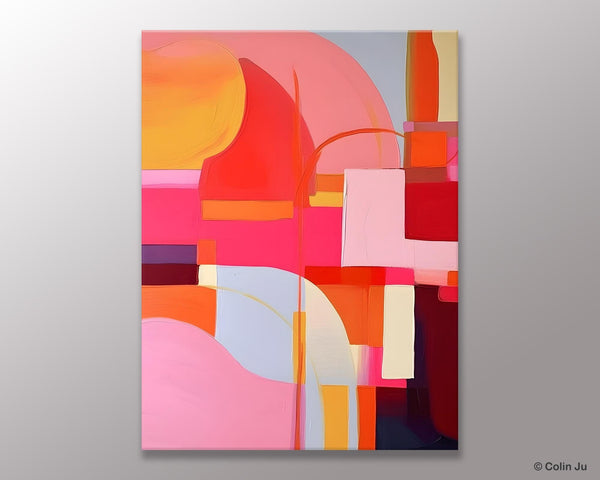Contemporary Acrylic Painting on Canvas, Modern Wall Art Paintings, Canvas Paintings for Bedroom, Large Original Art, Buy Wall Art Online-Paintingforhome