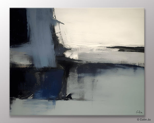 Abstract Painting for Bedroom, Large Original Abstract Art, Contemporary Acrylic Paintings, Abstract Painting on Canvas, Simple Wall Art-Paintingforhome