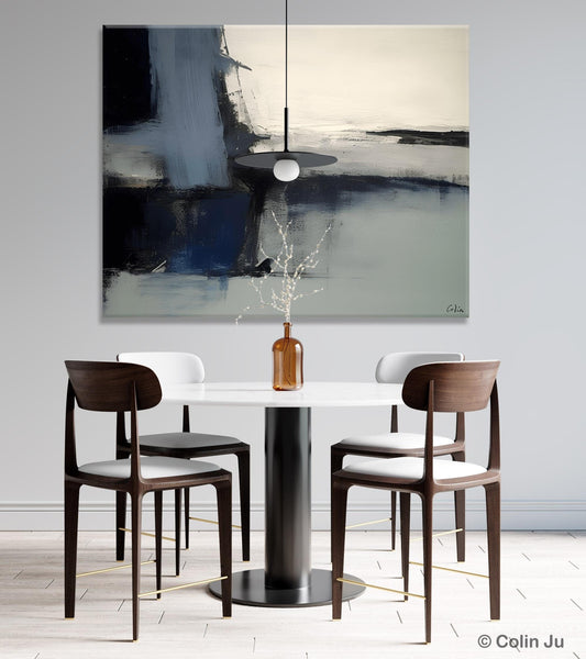 Abstract Painting for Bedroom, Large Original Abstract Art, Contemporary Acrylic Paintings, Abstract Painting on Canvas, Simple Wall Art-Paintingforhome