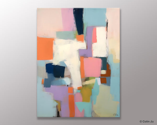 Extra Large Modern Wall Art, Acrylic Painting on Canvas, Contemporary Painting, Canvas Paintings for Dining Room, Original Abstract Painting-Paintingforhome