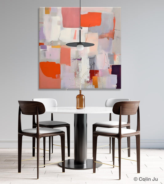 Modern Acrylic Artwork, Original Abstract Wall Art, Contemporary Canvas Art, Hand Painted Canvas Art, Large Abstract Painting for Bedroom-Paintingforhome