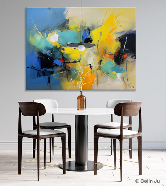 Hand Painted Canvas Art, Contemporary Acrylic Art, Oversized Canvas Paintings, Original Abstract Art, Huge Wall Art Ideas for Living Room-Paintingforhome