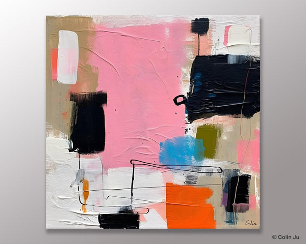 Modern Acrylic Artwork, Large Abstract Painting for Bedroom, Original Abstract Wall Art, Modern Canvas Paintings, Contemporary Canvas Art-Paintingforhome