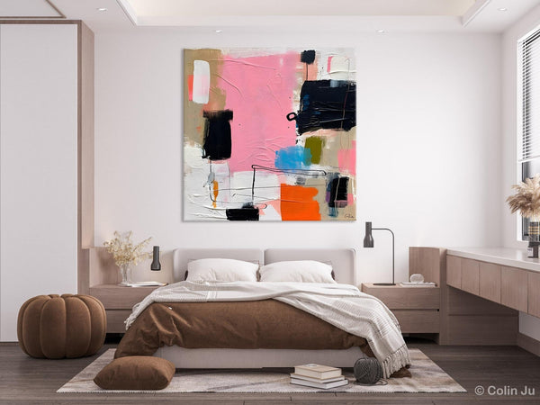 Modern Acrylic Artwork, Large Abstract Painting for Bedroom, Original Abstract Wall Art, Modern Canvas Paintings, Contemporary Canvas Art-Paintingforhome