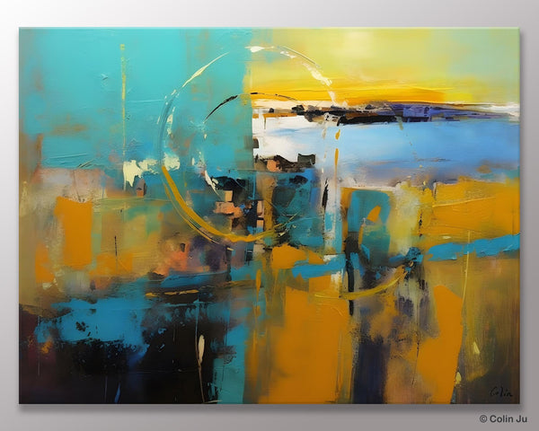 Oversized Canvas Paintings, Original Abstract Art, Hand Painted Canvas Art, Contemporary Acrylic Art, Huge Wall Art Ideas for Living Room-Paintingforhome