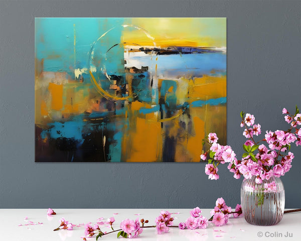 Oversized Canvas Paintings, Original Abstract Art, Hand Painted Canvas Art, Contemporary Acrylic Art, Huge Wall Art Ideas for Living Room-Paintingforhome
