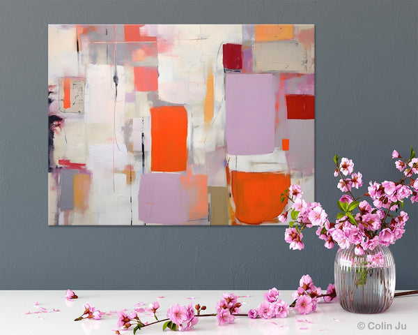 Large Wall Art Ideas for Bedroom, Hand Painted Canvas Art, Oversized Canvas Paintings, Original Abstract Art, Contemporary Acrylic Artwork-Paintingforhome