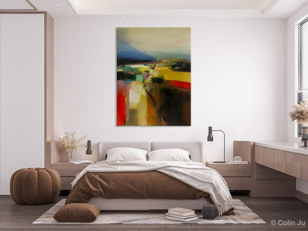 Abstract Landscape Artwork, Landscape Painting on Canvas, Contemporary Wall Art Paintings, Extra Large Original Art, Hand Painted Canvas Art-Paintingforhome