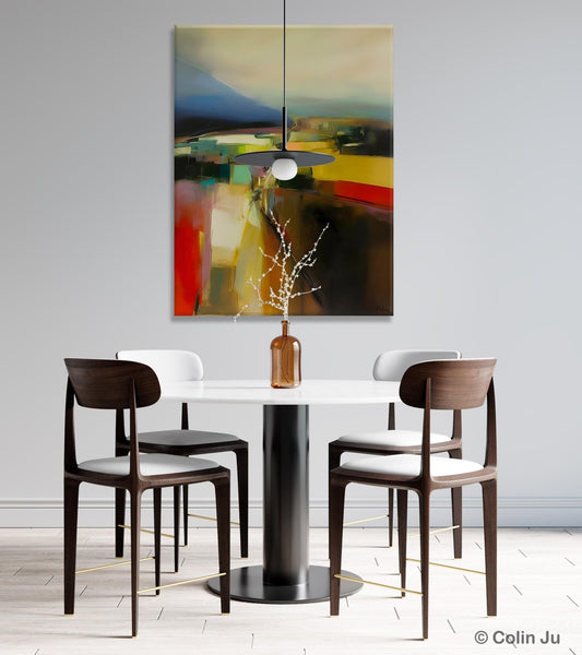 Abstract Landscape Artwork, Landscape Painting on Canvas, Contemporary Wall Art Paintings, Extra Large Original Art, Hand Painted Canvas Art-Paintingforhome