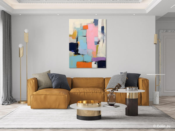 Original Canvas Art, Contemporary Acrylic Painting on Canvas, Large Wall Art Painting for Bedroom, Oversized Modern Abstract Wall Paintings-Paintingforhome