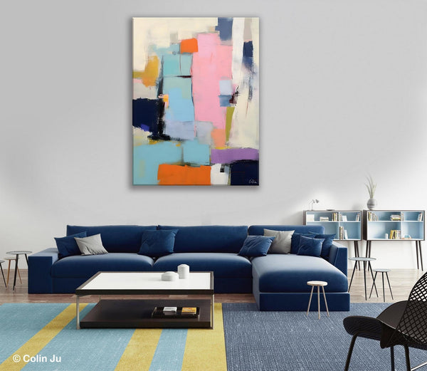 Original Canvas Art, Contemporary Acrylic Painting on Canvas, Large Wall Art Painting for Bedroom, Oversized Modern Abstract Wall Paintings-Paintingforhome