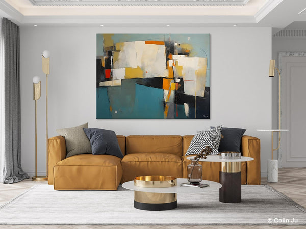 Hand Painted Canvas Art, Large Wall Art Ideas for Living Room, Oversized Canvas Paintings, Original Abstract Art, Contemporary Acrylic Art-Paintingforhome