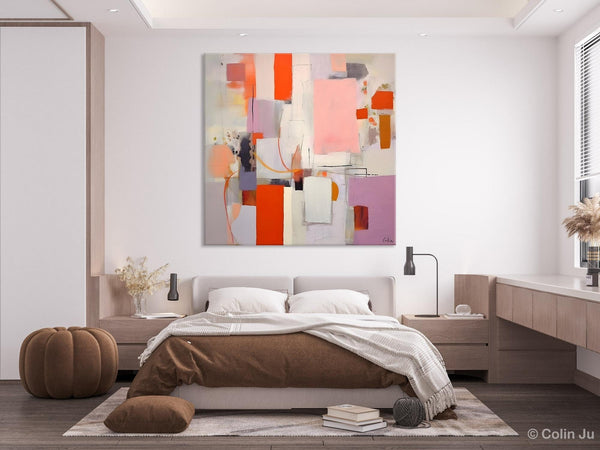Original Abstract Wall Art, Modern Canvas Paintings, Large Abstract Painting for Bedroom, Modern Acrylic Artwork, Contemporary Canvas Art-Paintingforhome