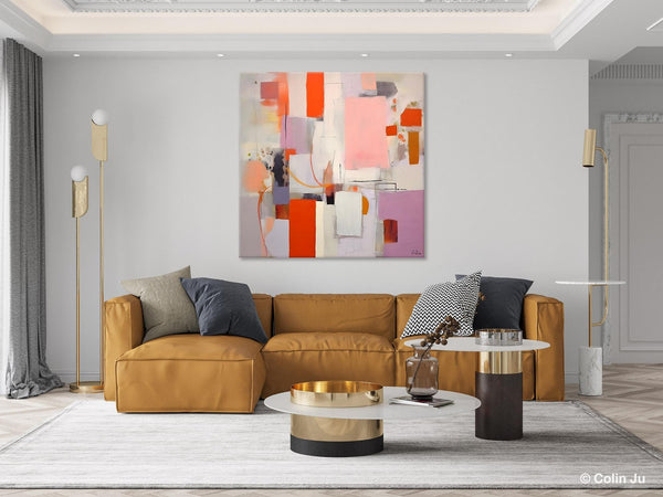 Original Abstract Wall Art, Modern Canvas Paintings, Large Abstract Painting for Bedroom, Modern Acrylic Artwork, Contemporary Canvas Art-Paintingforhome