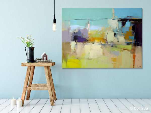 Large Acrylic Paintings on Canvas, Original Abstract Art, Contemporary Acrylic Painting on Canvas, Oversized Modern Abstract Wall Paintings-Paintingforhome